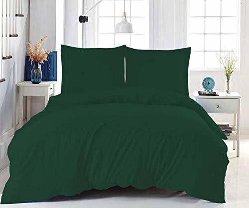 King Pine Green 100% Long Staple Cotton Duvet Cover Set O58578
