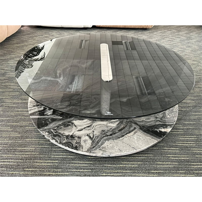 Faux Marble & Wood Coffee Table T998327