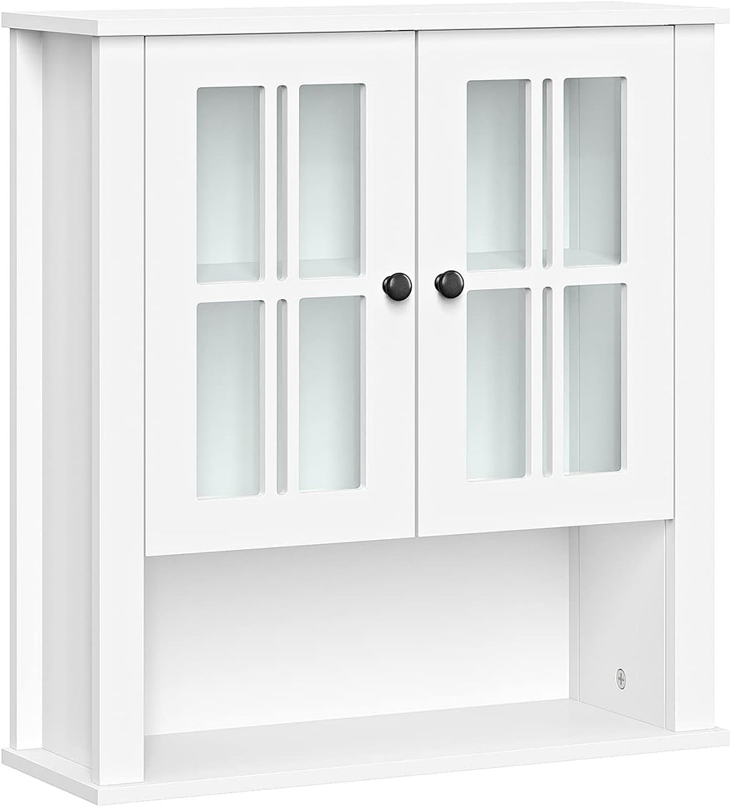 White Two Door Wall Cabinet I7556