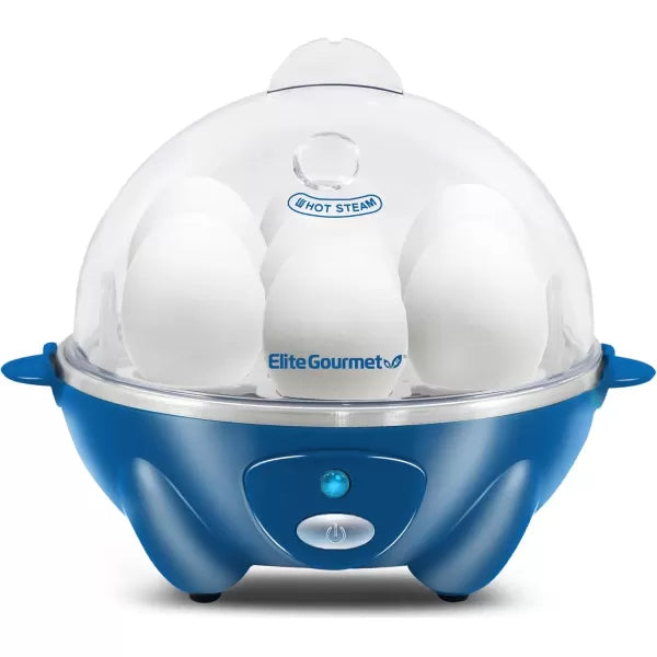 7 Egg Capacity Electric Egg Cooker with Auto Shut-Off G801