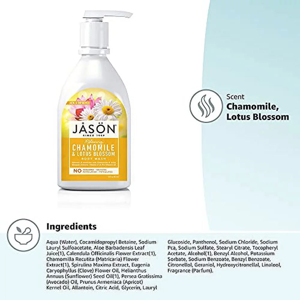 Chamomile & Lotus Blossom Body Wash & Shower Gel 30 Oz I587708