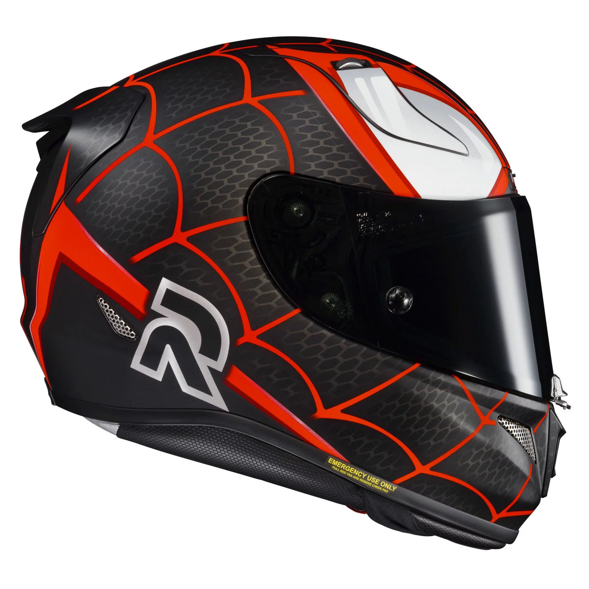 Black/Red XL Motorcycle Helmet W230458