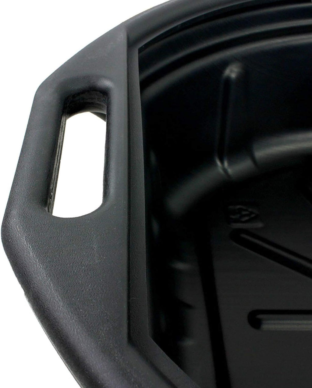 Black 2 Gallon Portable Oil Drain Pan J395