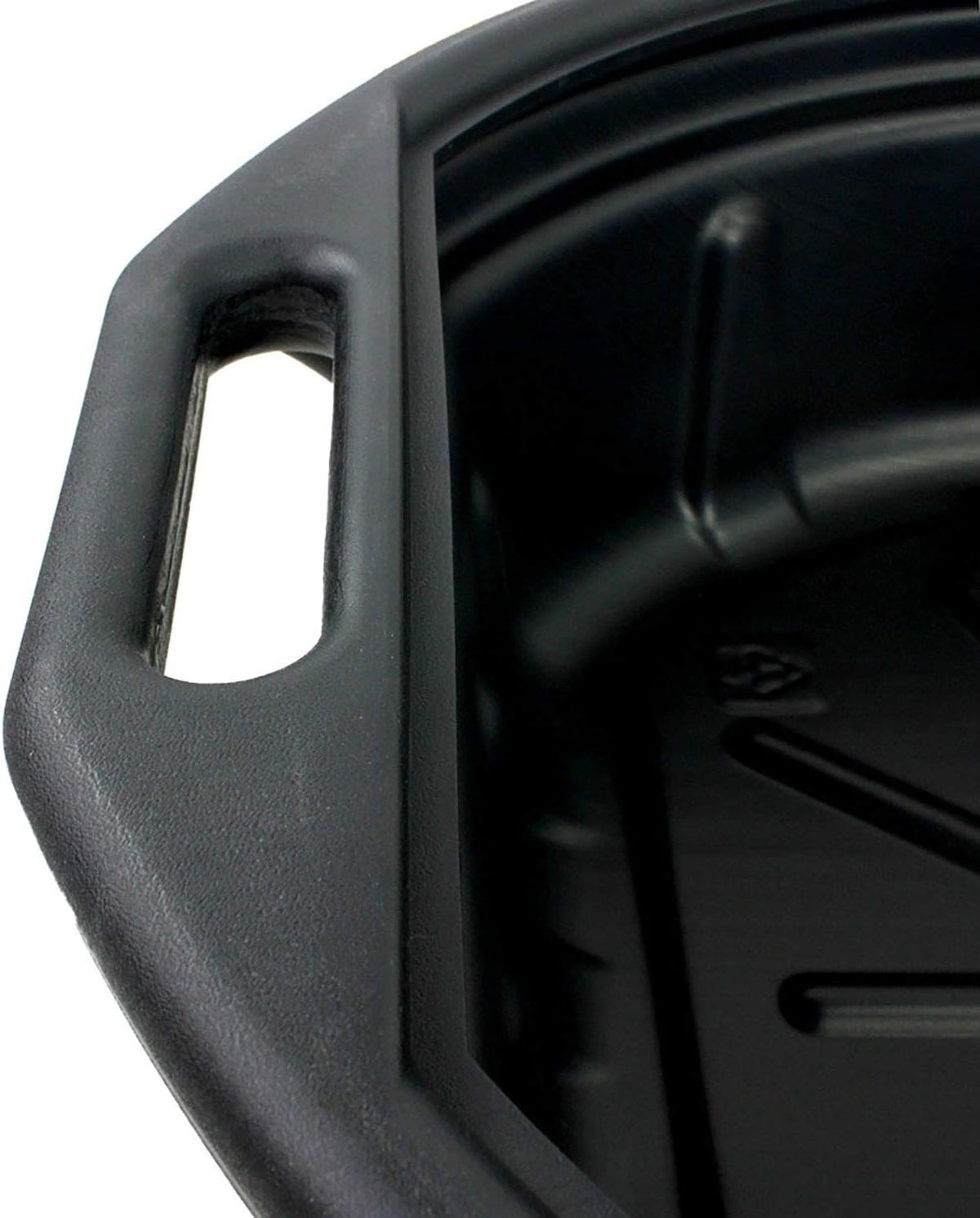 Black 2 Gallon Portable Oil Drain Pan J395