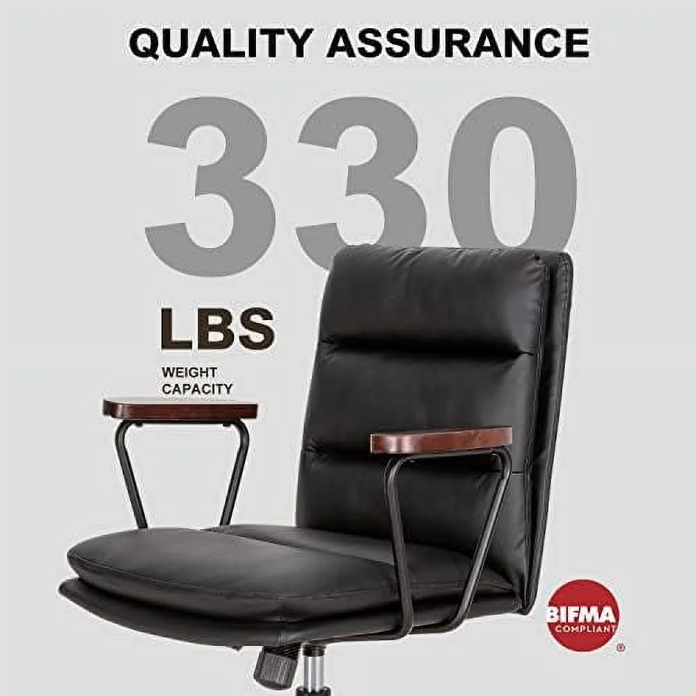 PU Padded Ergonomic Swivel Office Desk Chair with Wheels V780