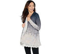 Ombre Knit Button Cardigan F758