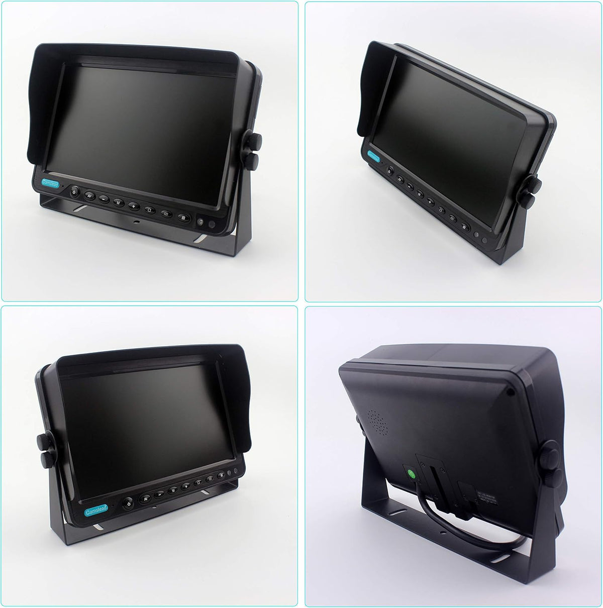 Heavy Vehicle Safety Camera System 9 inch Monitor with Quad Split Screen M4681