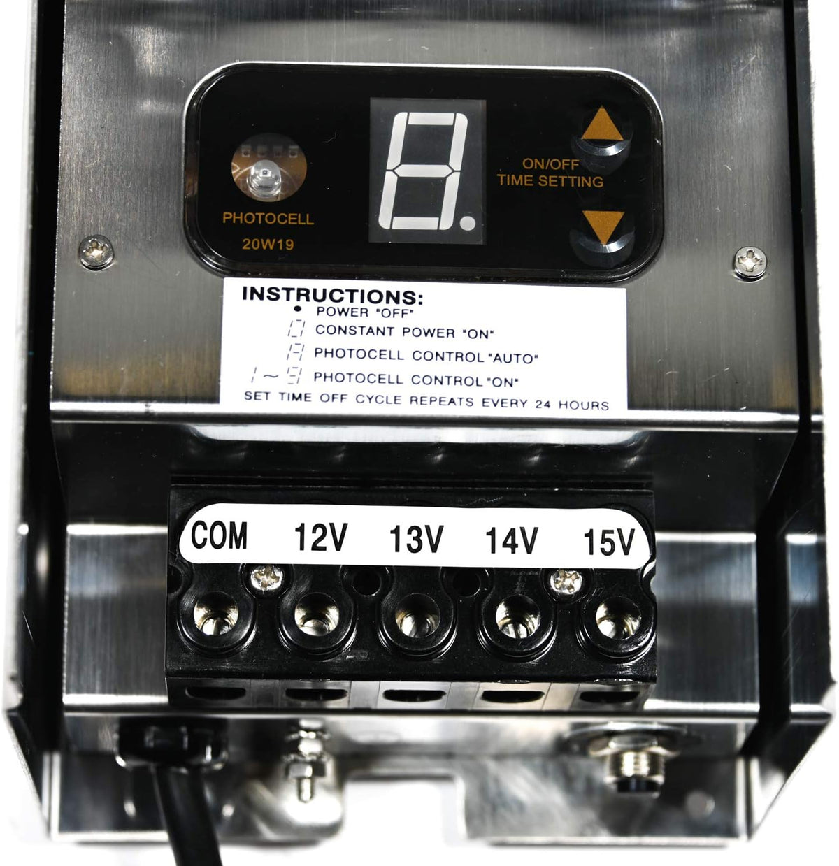 300W Multi Tap 120 Volt AC to 12-15V Low Voltage Landscape Lighting Transformer P307