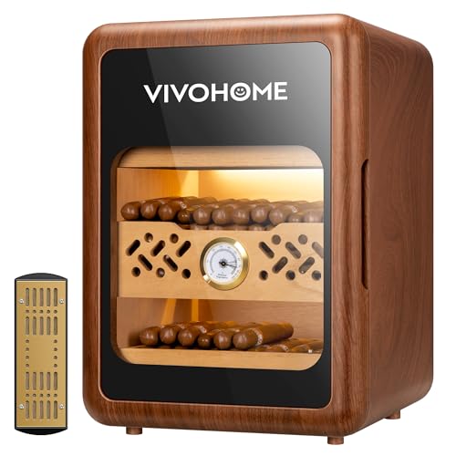 8L Electric Humidor with Cedar Wood Drawer Shelves M48812