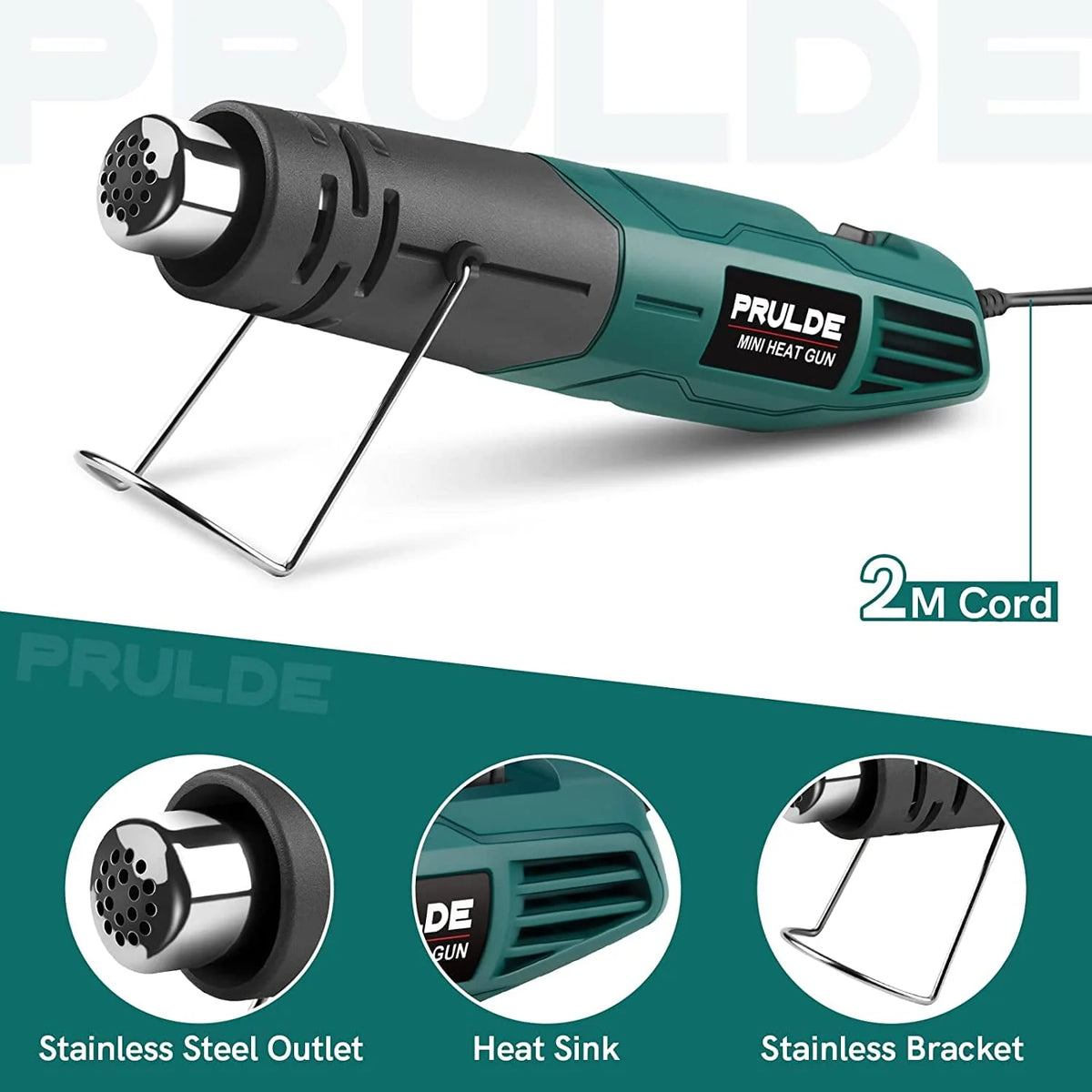 Mini Heat Gun 380W Dual Temperature Hot Air Gun Y9866
