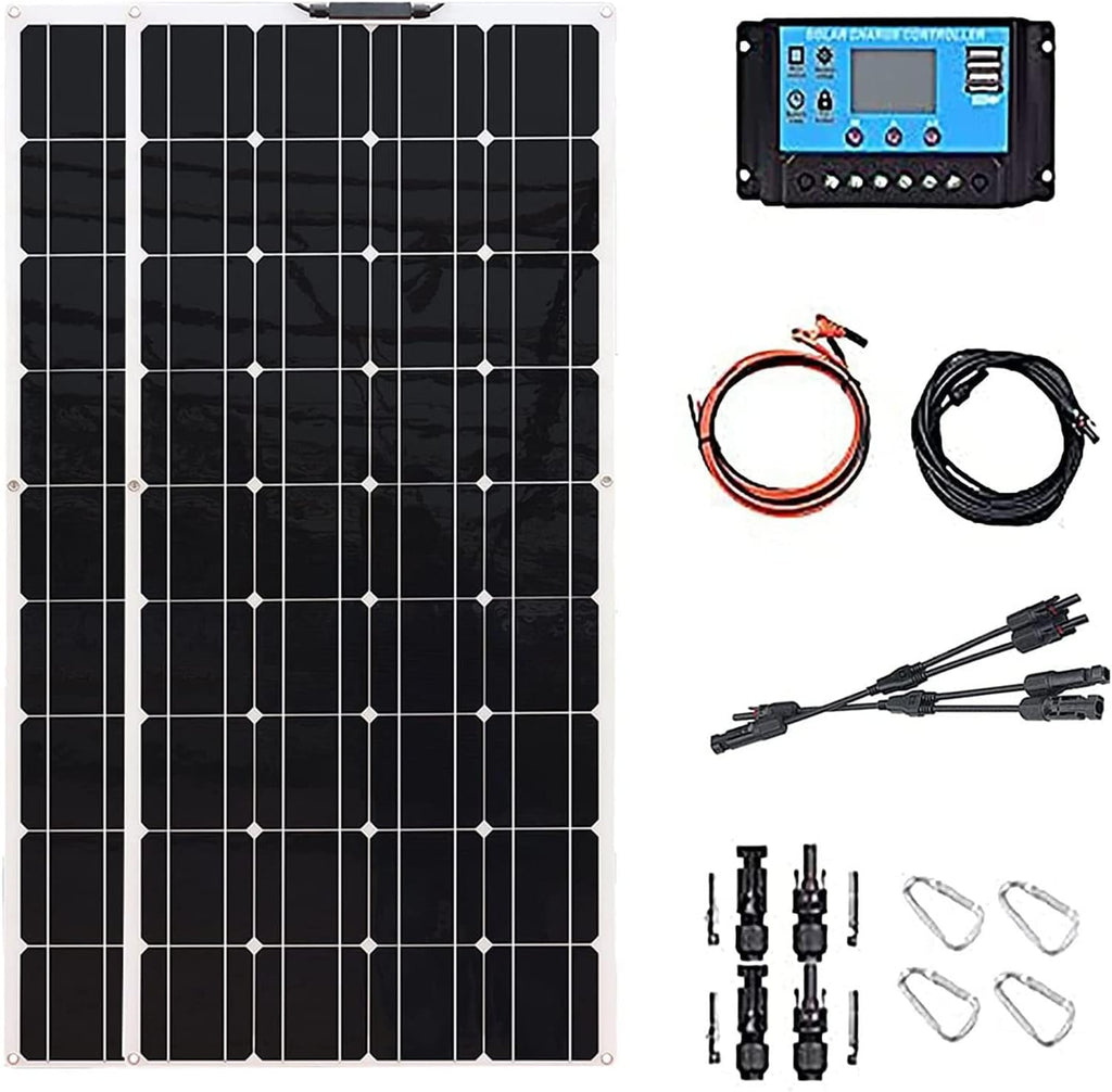 800W Flexible Monocrystalline Solar Panel Kit with 40A Controller V32969
