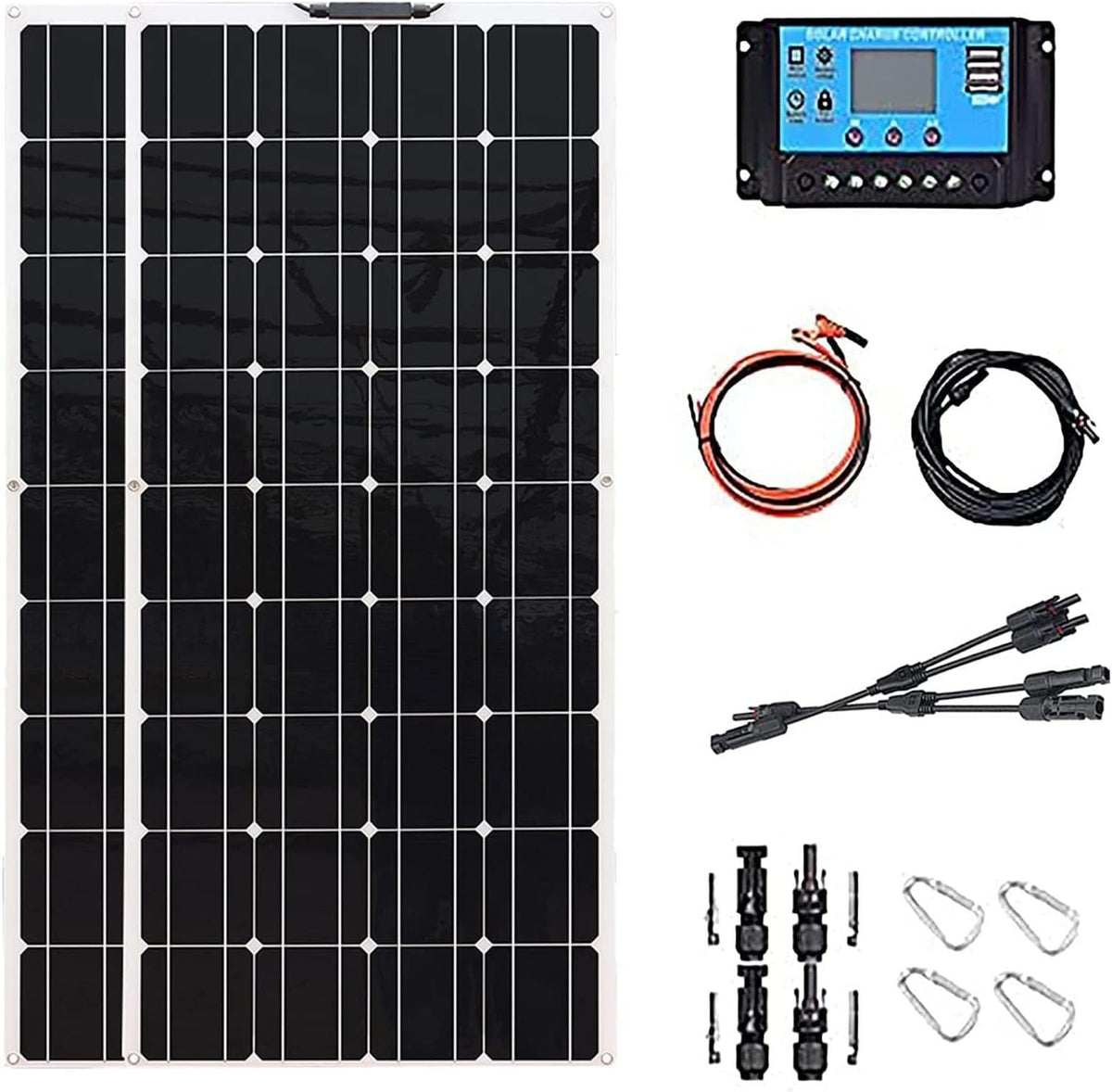 800W Flexible Monocrystalline Solar Panel Kit with 40A Controller V32969