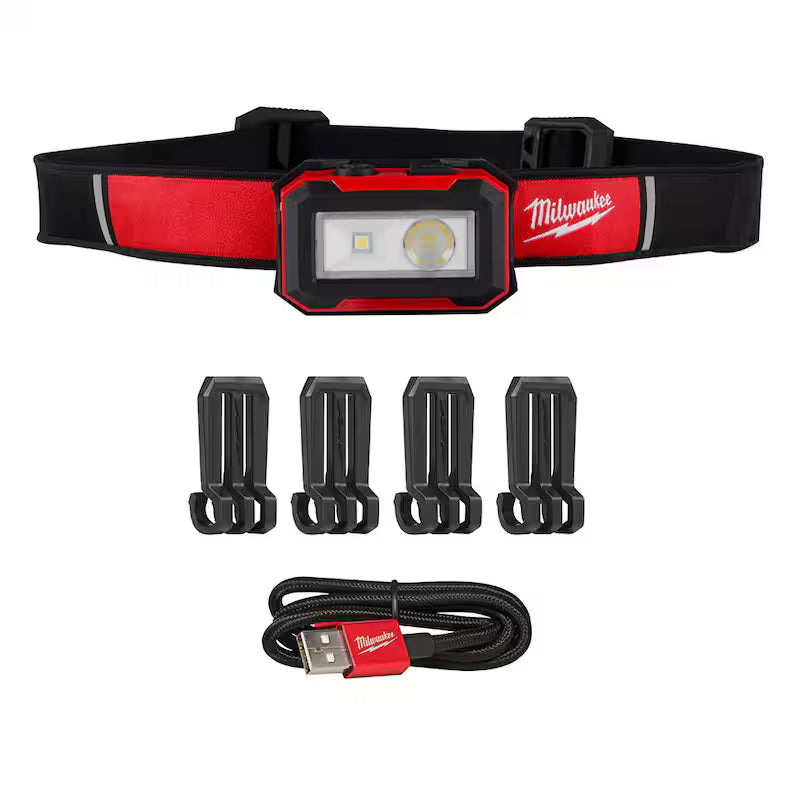 450 Lumens Rechargeable Magnetic Headlamp and Task Light X158874