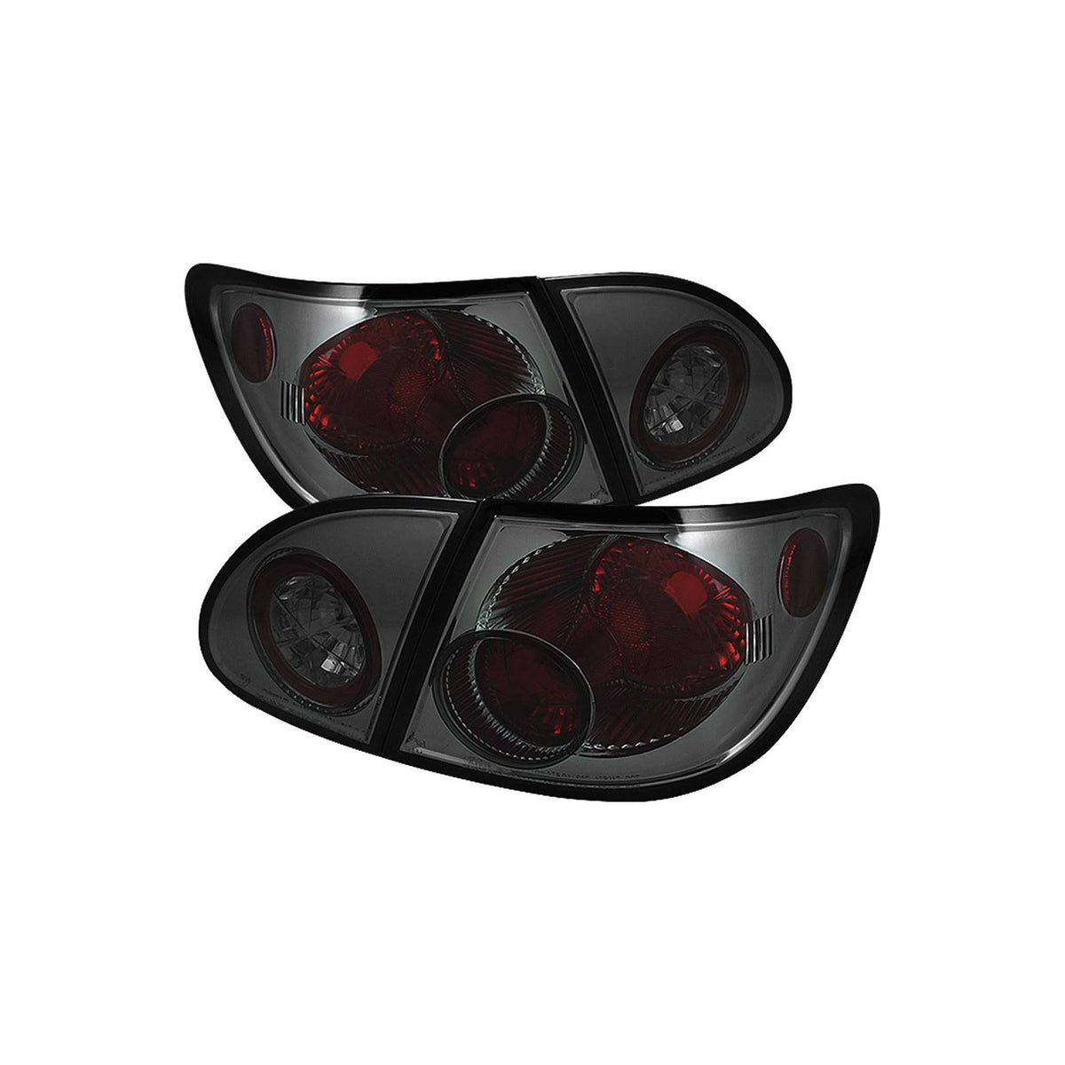 Smoke Euro Style Tail Lights for Toyota Corolla 03-08 F632192