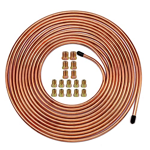 3/16 Copper Coated Brake Line Tubing Kit C452732