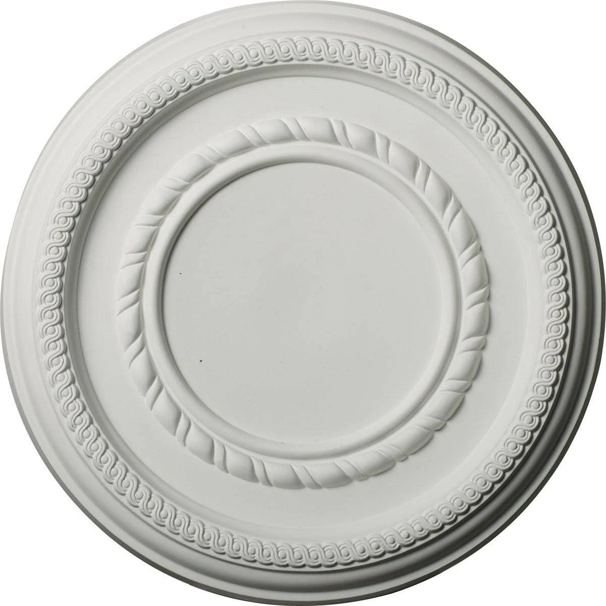 12 5/8x22OD x 1 1/8x22P Hand-Painted Ceiling Medallion U4041
