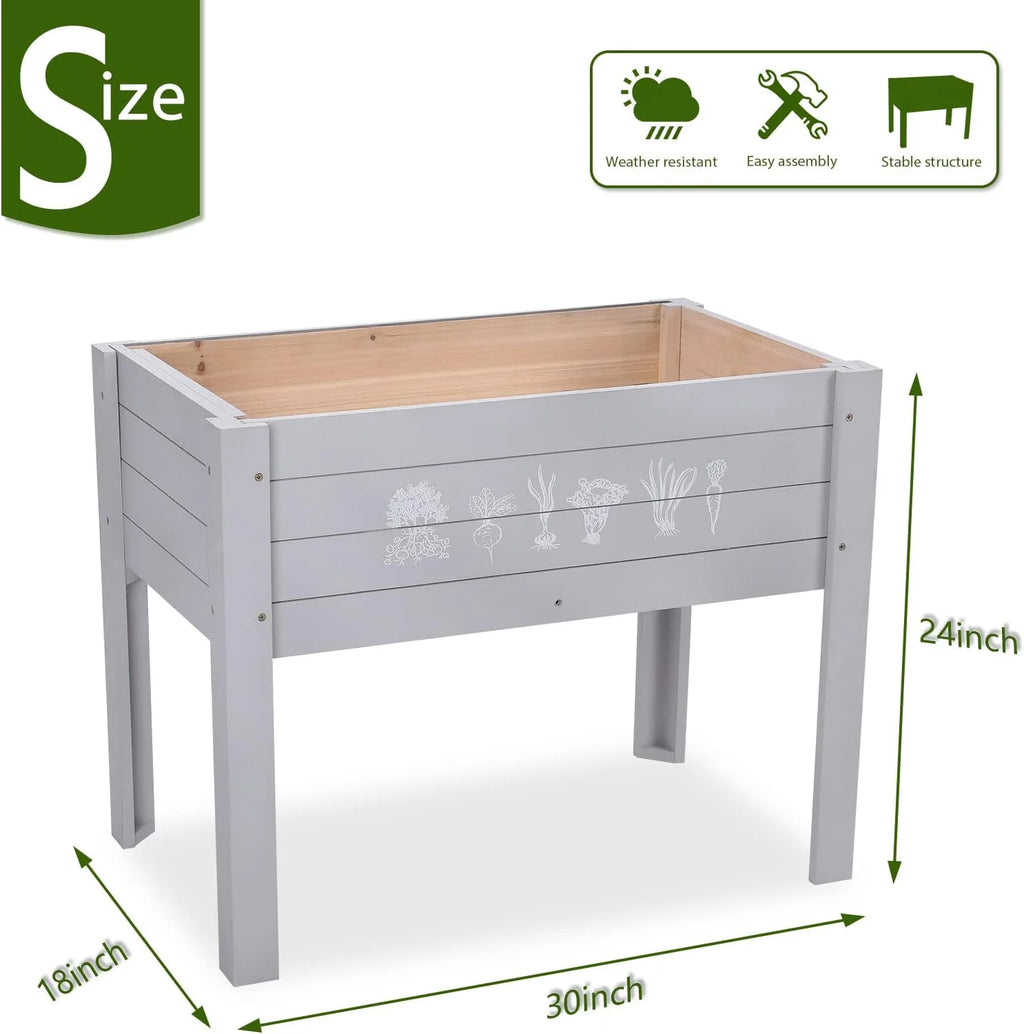 Wooden Raised Garden Bed I35386