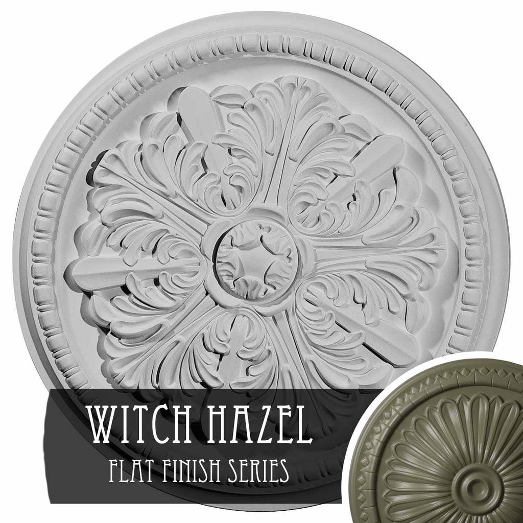 Swindon Ceiling Medallion, Hand-Painted Witch Hazel A7501