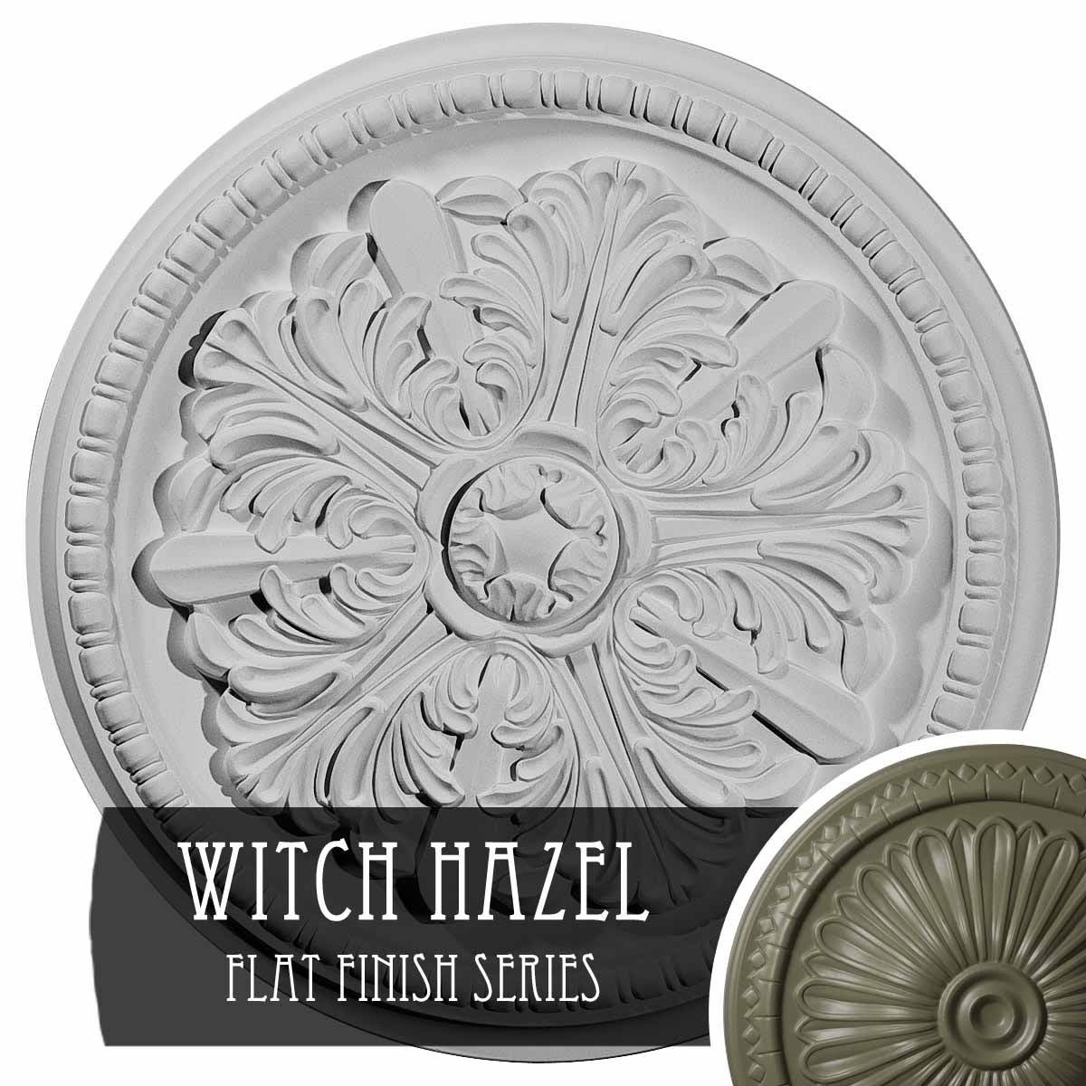 Swindon Ceiling Medallion, Hand-Painted Witch Hazel A7501