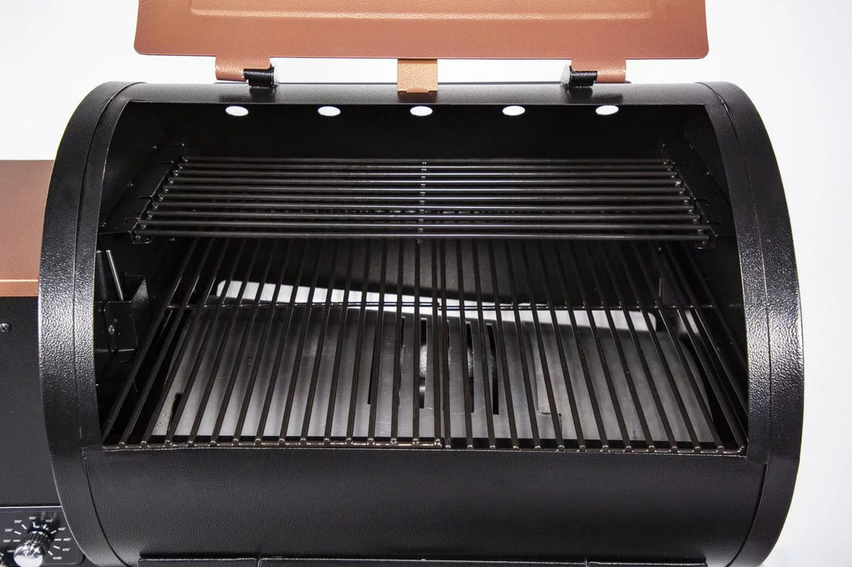 Wood Pellet Grill With Flame Broiler and Meat Probe T2256