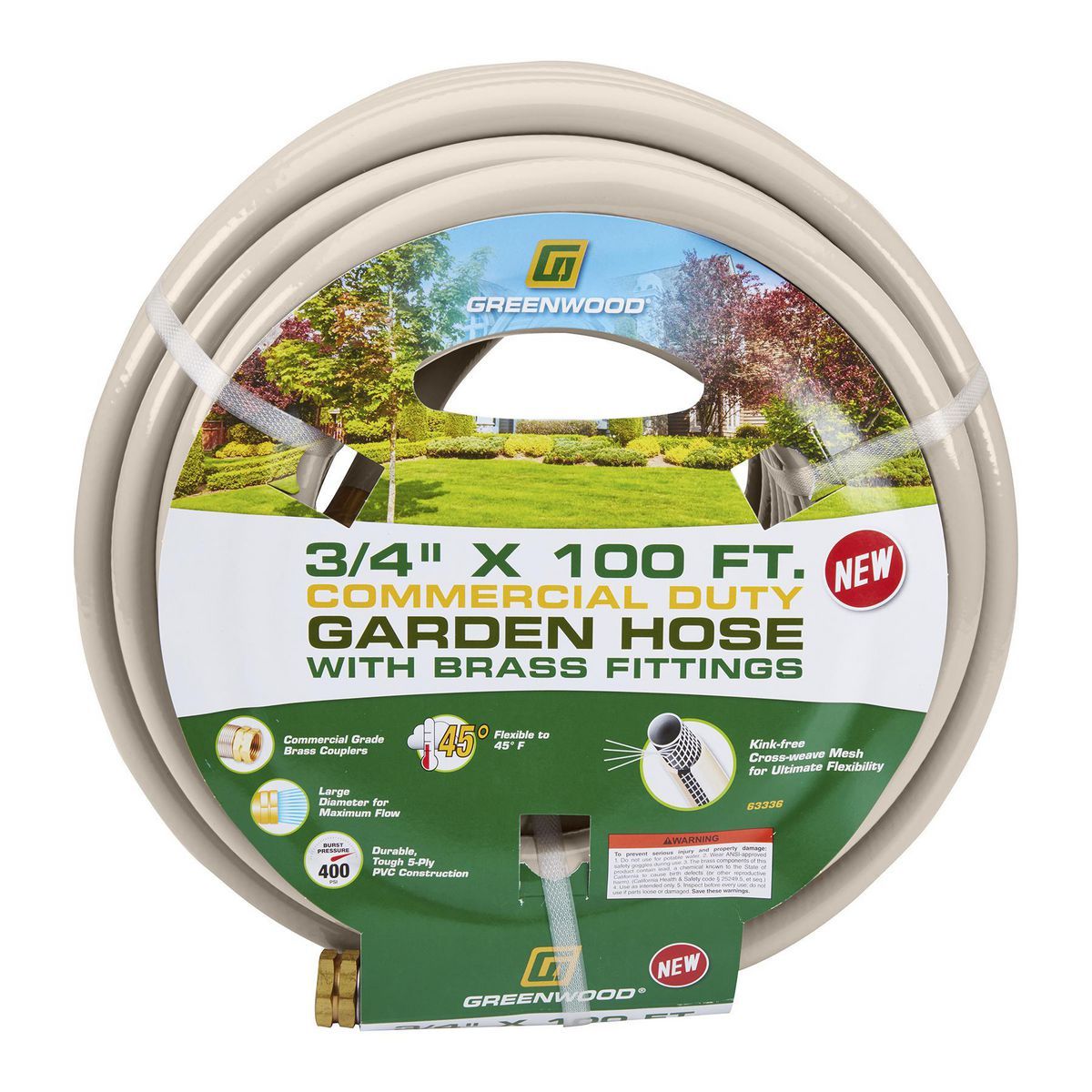 100 ft. x 3/4 in. Garden Hose U465420