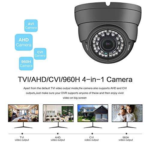 Analog CCTV Security Dome Camera HD 1080p 4-in-1 I275