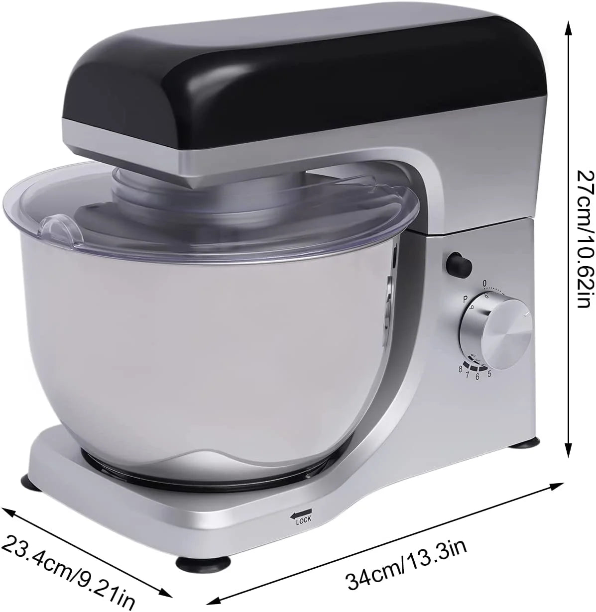 4.5L Commercial Food Dough Mixing Machine 1000W Tilt-Head Q169205