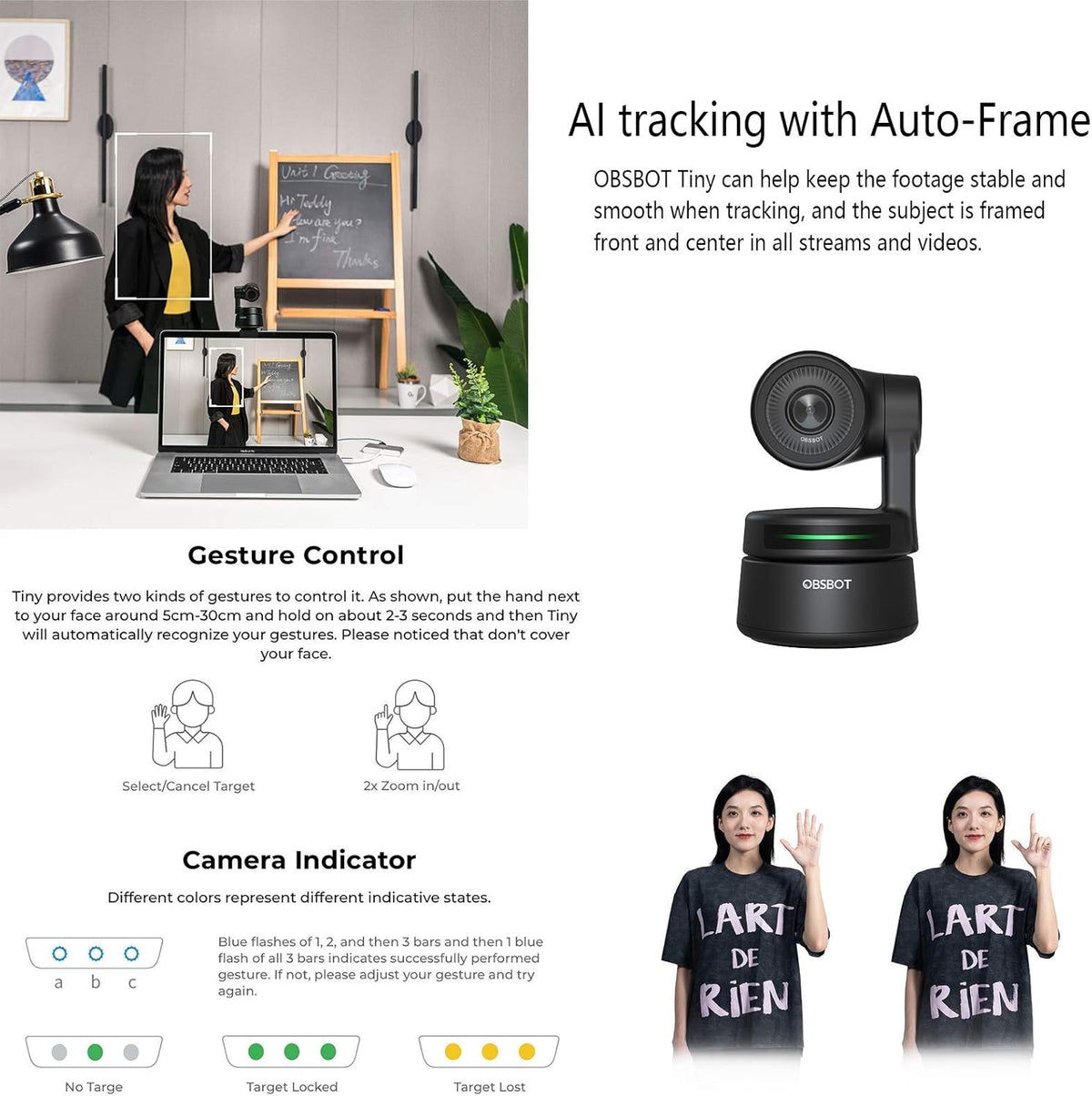 1080P Webcam with Microphone Z887