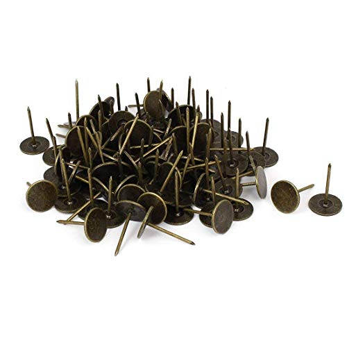 Bronze Flat Head Upholstery Tacks (19mm x 30mm, 100Pcs) O621