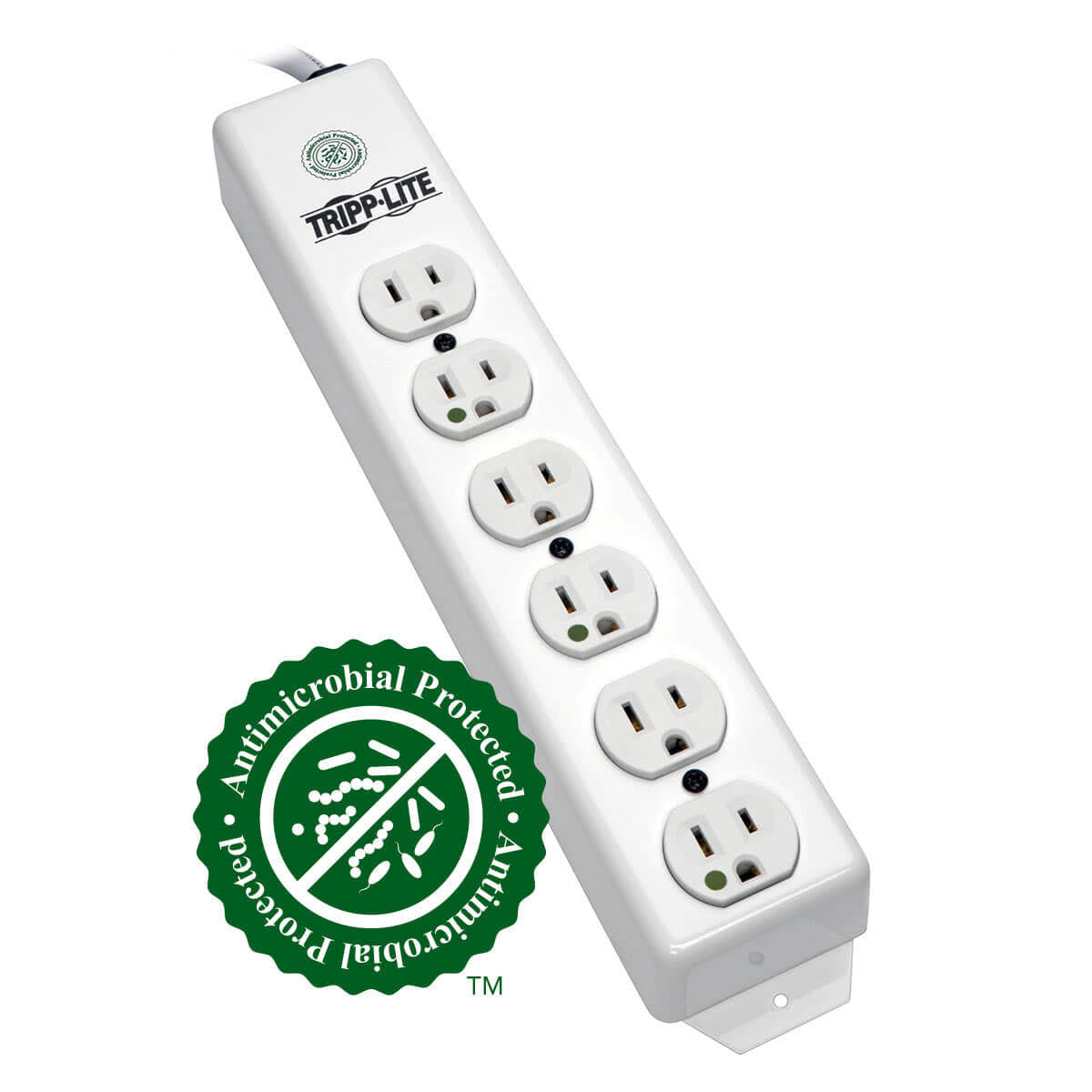 6-Outlet Medical Power Strip 15ft Cord X2074