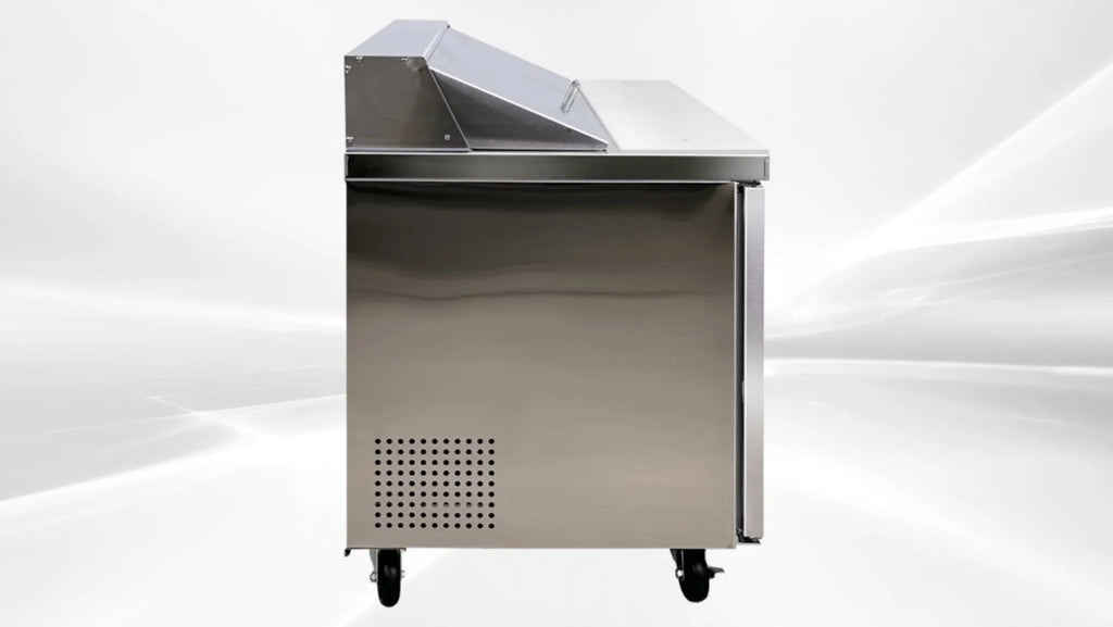 Commercial Mega Food Prep Table Refrigerator Cooler in Stainless Steel P504326