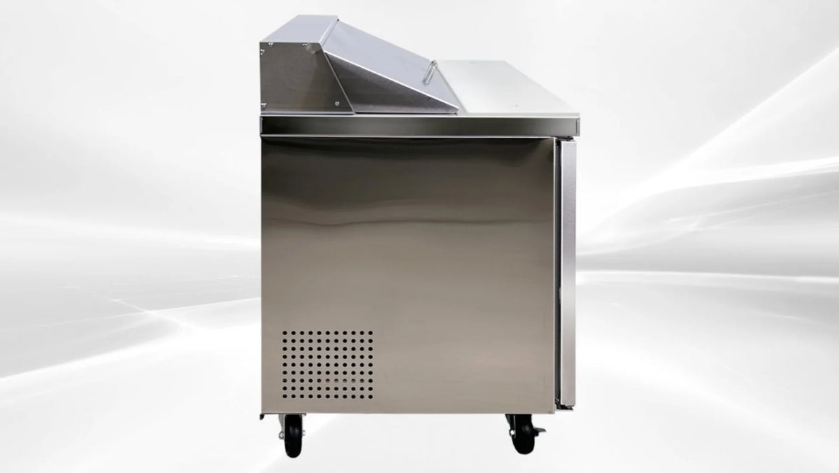 Commercial Mega Food Prep Table Refrigerator Cooler in Stainless Steel P504326