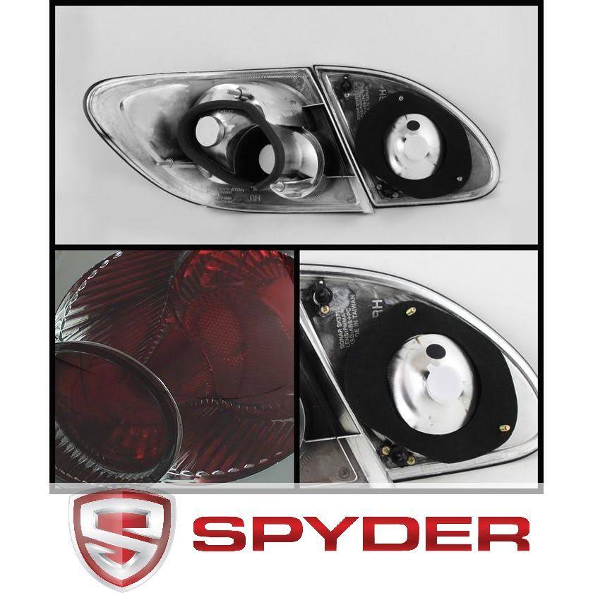 Smoke Euro Style Tail Lights for Toyota Corolla 03-08 F632192