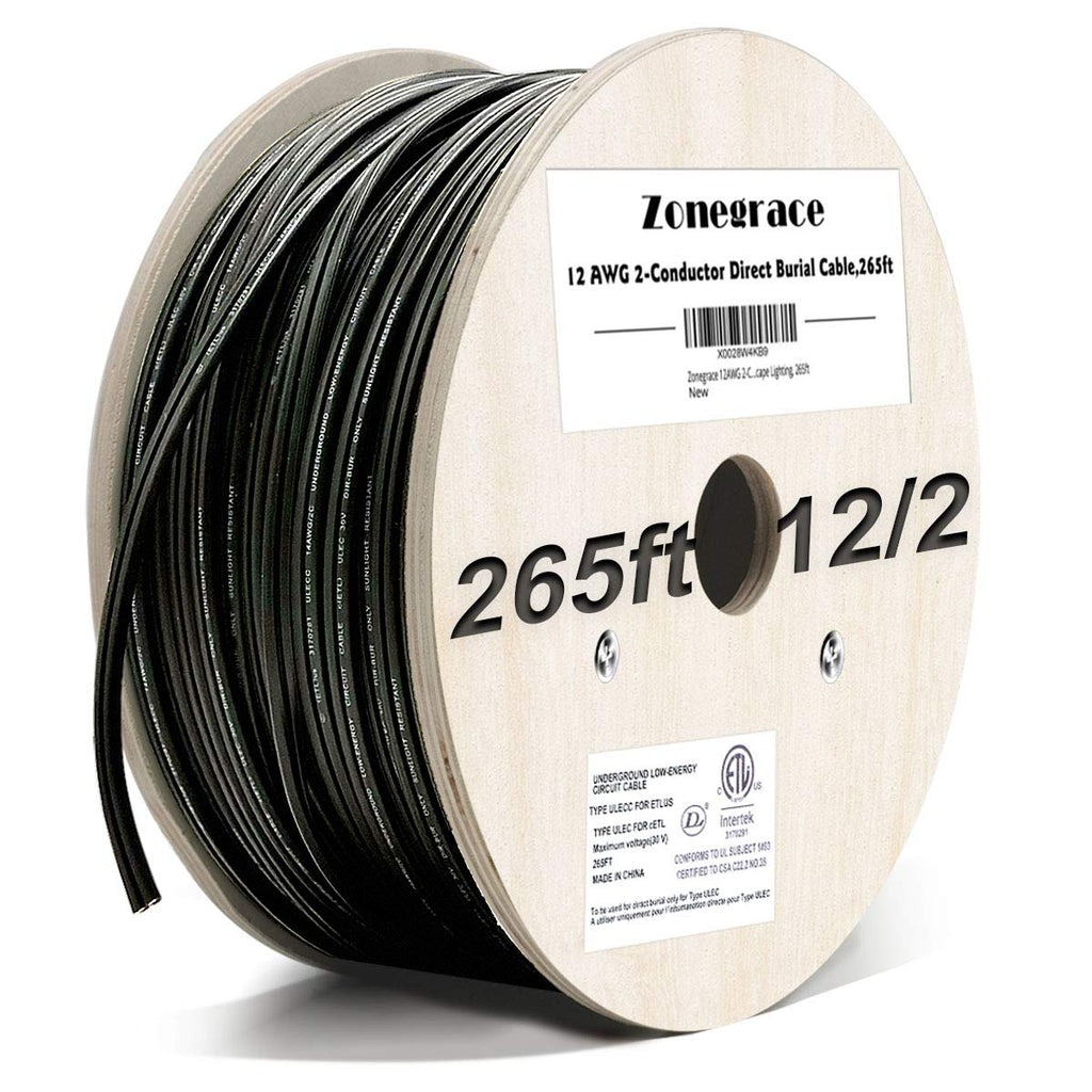 12AWG 2-Conductor Direct Burial Wire, 265ft J221