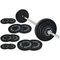 Cast Iron 100-Pound Barbell Set with Star Locks G768