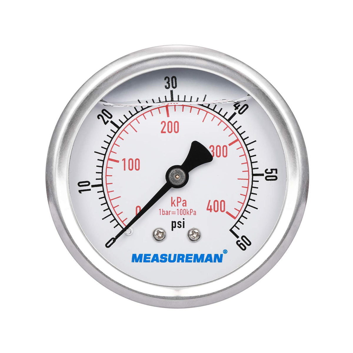 2-1/2inch Liquid Filled Hydraulic Pressure Gauge 0-5000psi/kpa Q934693