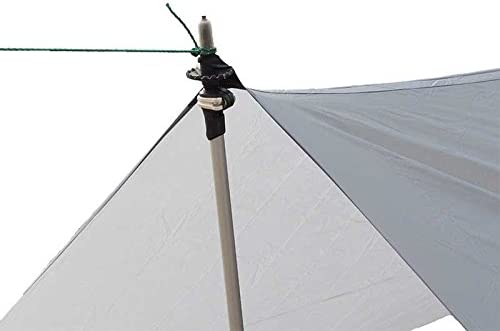 Grey 8' x 10' Ultralight Silnylon Tarp Y73979