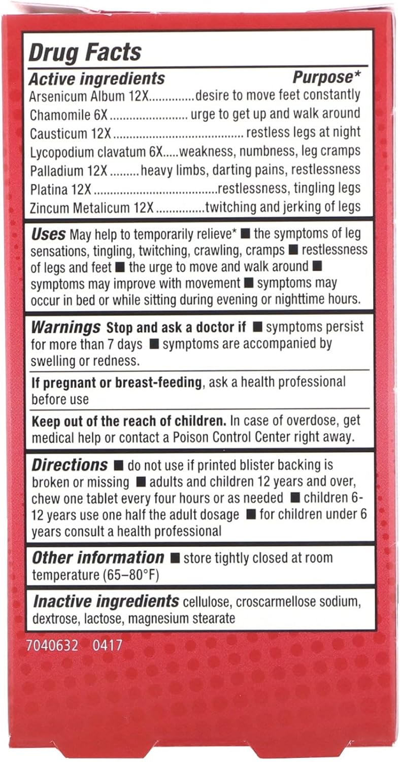 60 Tab Bio Restless Legs U468