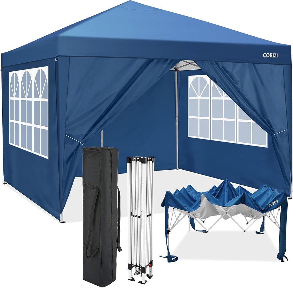 10x10ft Pop Up Canopy Tent with Wheeled Carry Bag B28611