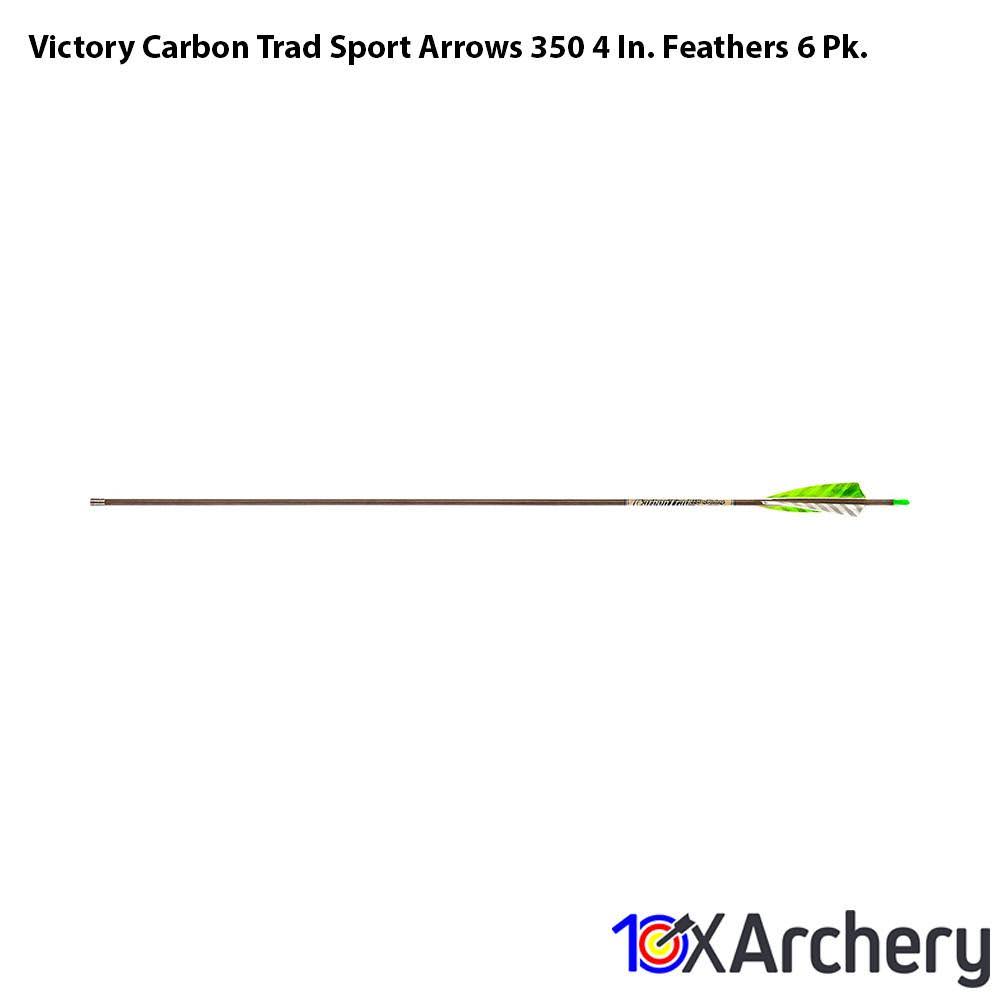 Carbon Sport Arrows 350 4 in. Feathers 6 Pk. M26941