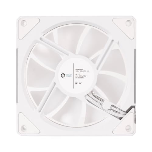 Black 3 Pack 120mm RGB PC Fans S2154