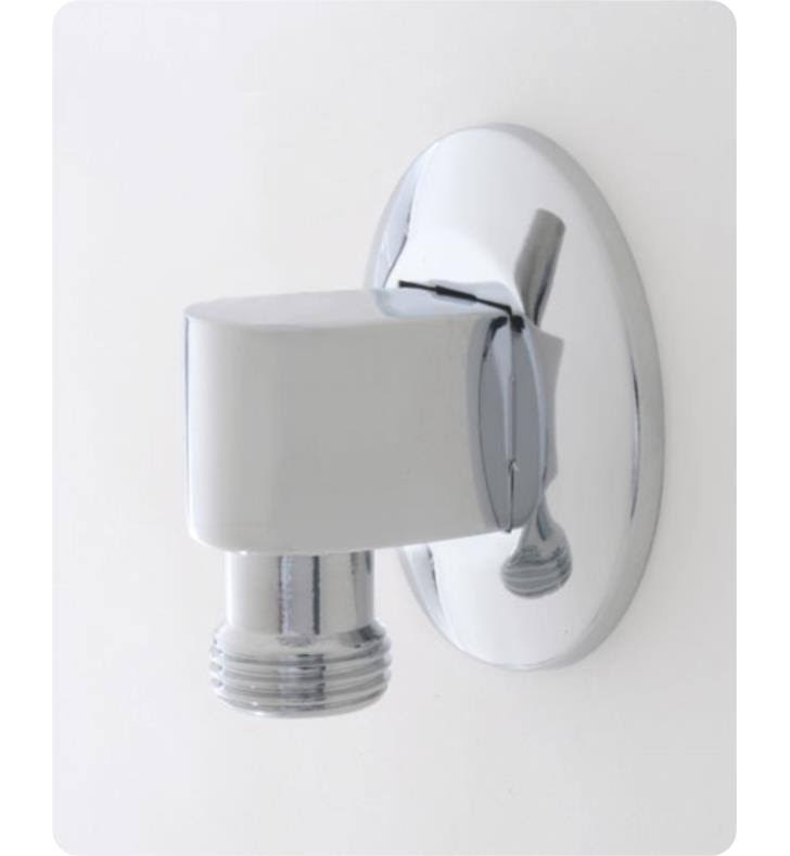 Satin Copper 90 Degree Water Supply Elbow with Escutcheon M895303