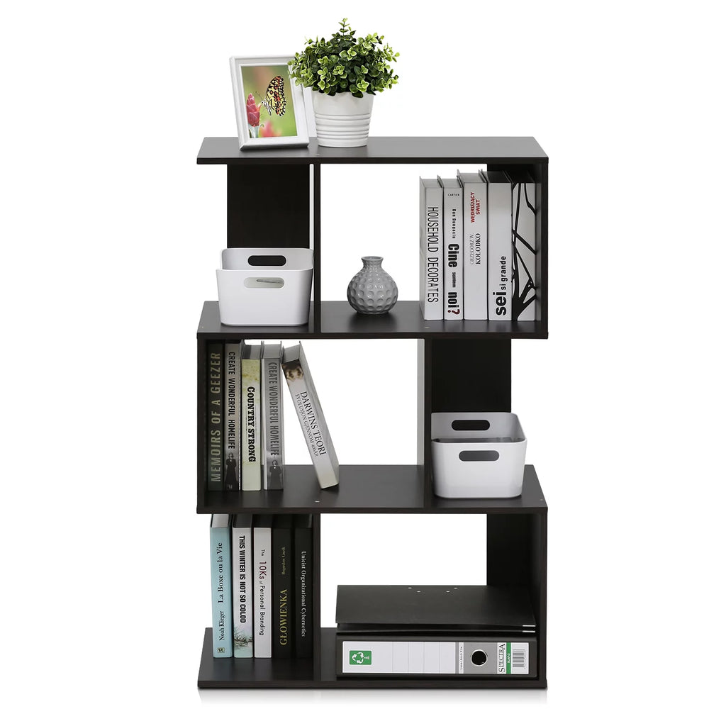 3-Tier Espresso Book Shelf Z827