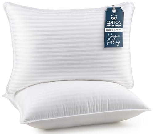 King Size White Set of 2 Bed Pillows H434809