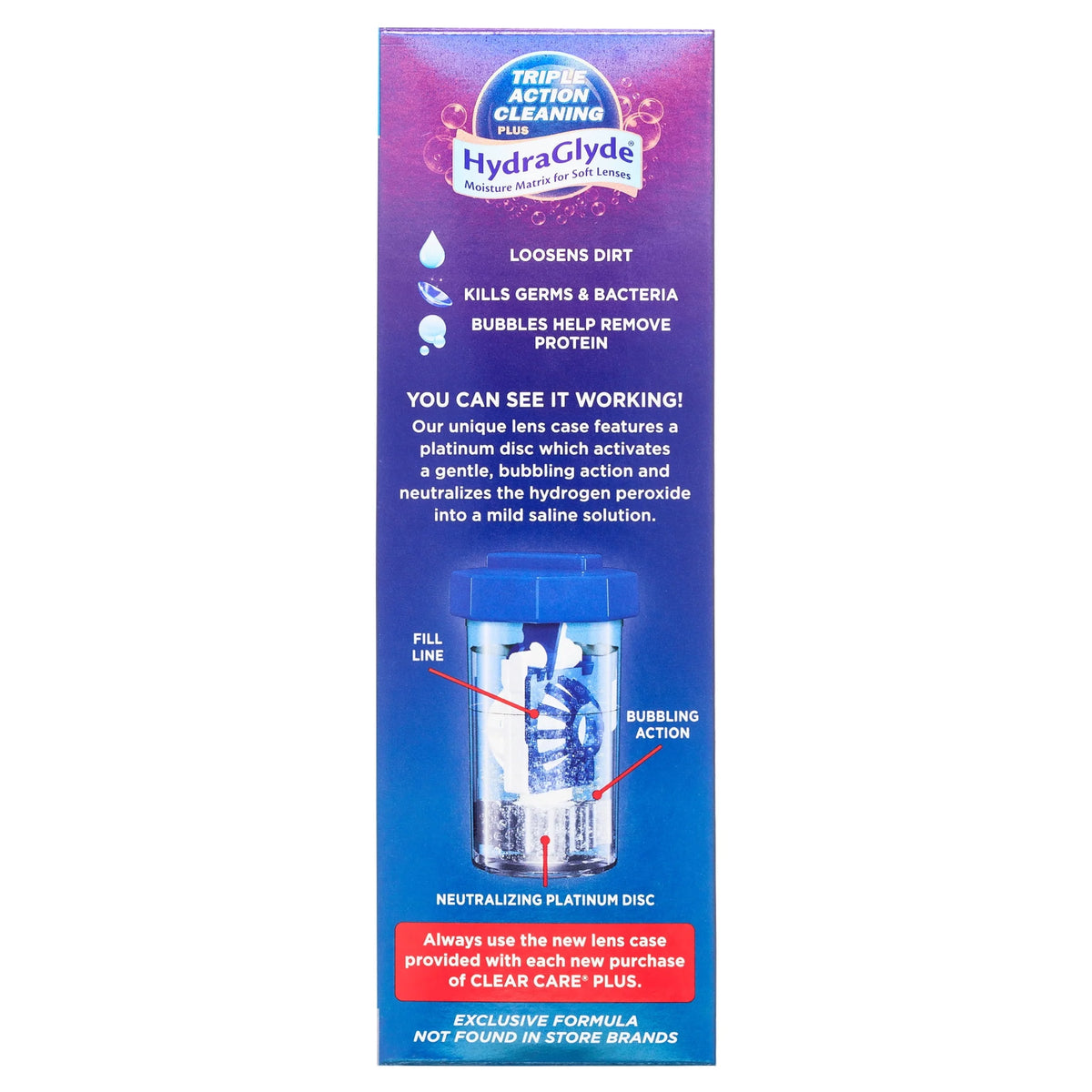 Contact Lens Cleaning Solution with HydraGlyde, Two 12oz N6352