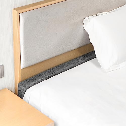 Bed Gap Filler Mattress Extender Headboard Pillow High-Density Foam with Removable Cover E719545