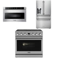 36 Electric Range, Refrigerator and Microwave D34162