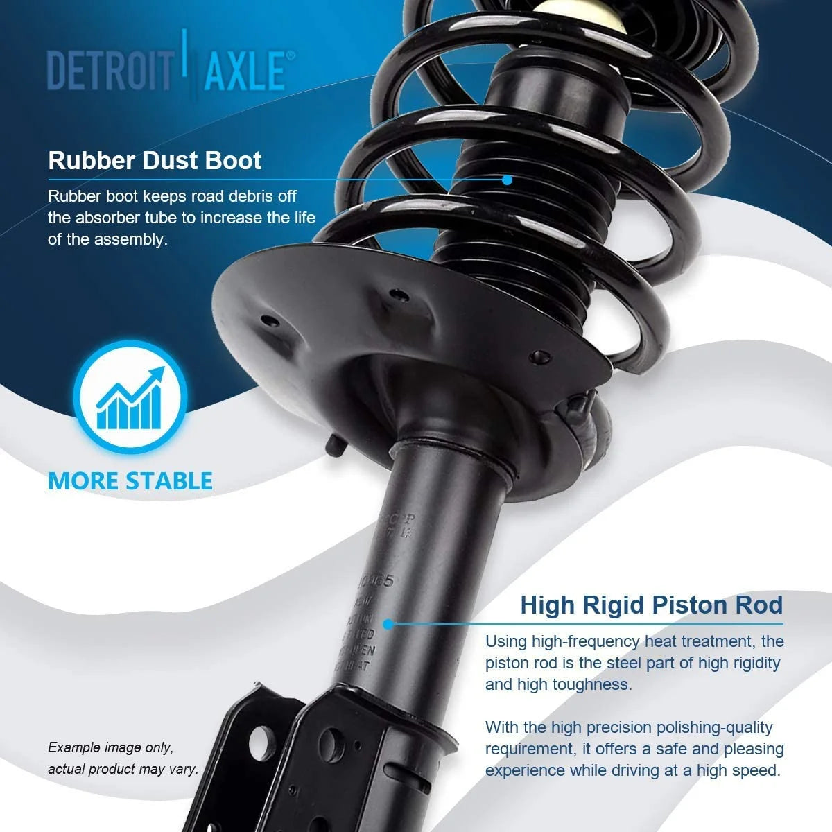 Front Struts Lower Control Arms with Ball Joints Sway Bars Outer Tie Rods 8pc Set U717