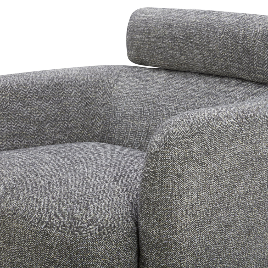 Swivel Accent Barrel Chair with Adjustable Backrest L5274