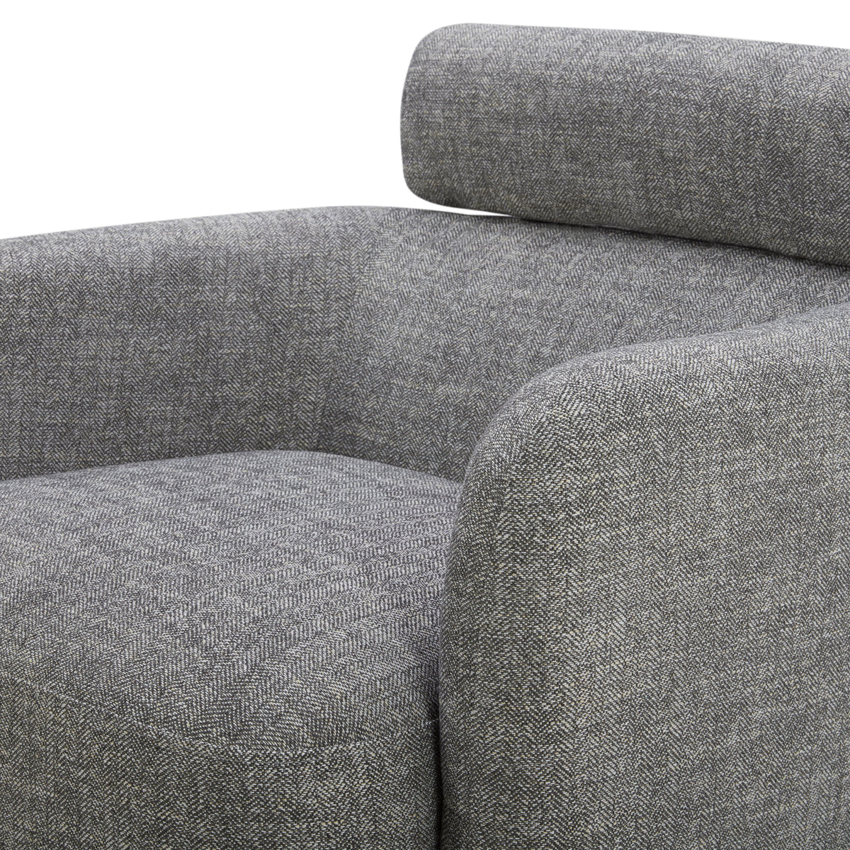 Swivel Accent Barrel Chair with Adjustable Backrest L5274